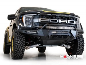 Ford Raptor Front Bumper - HoneyBadger - w/ Hoop - Addictive Desert Designs - 2021 Ford Raptor Front Bumper - HoneyBadger - w/ Hoop - Addictive Desert Designs - 2021